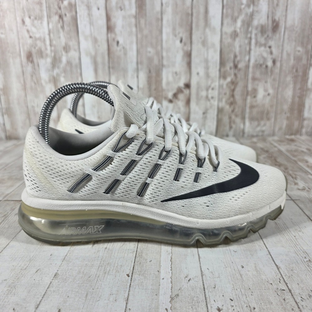 Nike Air Max 2016 Womens Sail Black Running Shoes 806772-100 Size 7